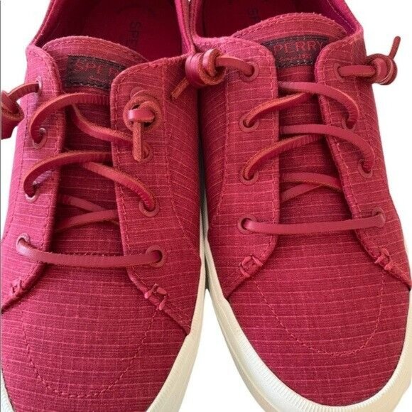 Sperry Top-Sider Crest Vibe Casual Shoes in Cotton Rip Pink - Picture 9 of 16